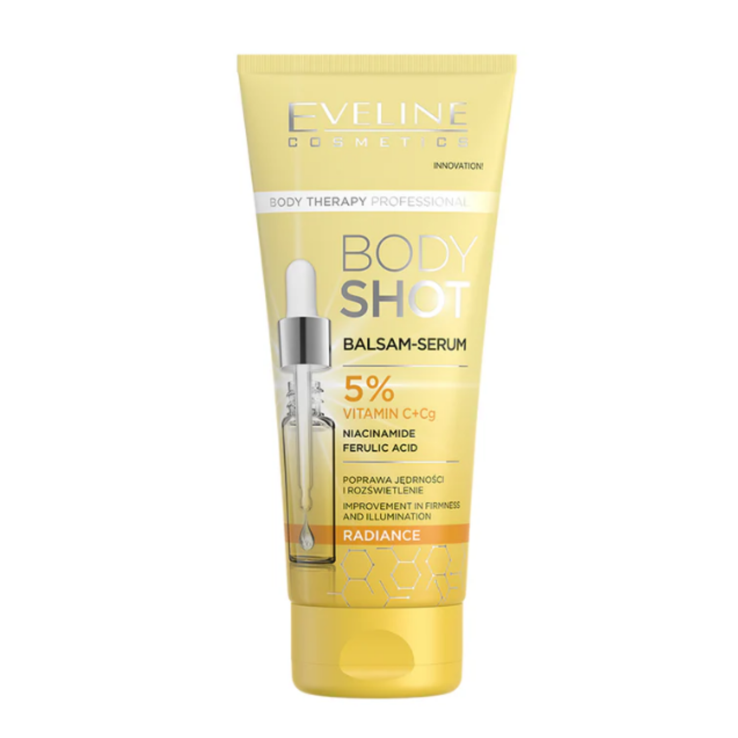 ايفي لاين بالم سيرم 200مل مرطب للبشرة - Eveline Body Shot lluminating balm-serum