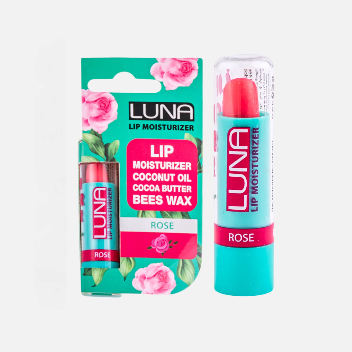 لونا زبدة كاكاو ورد - Luna Cocoa Butter Lip Balm - Rose
