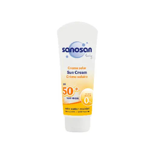 سانوسان صن كريم معامل حمايه 50 للبيبى 75مل  - Sanosan Baby Sun Cream SPF 50 (75ml)