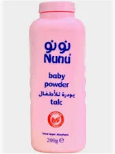 نونو بودرة اطفال 200جم روز - Nunu Baby Powder 200gm Pink