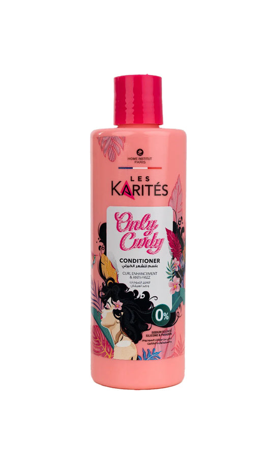 كاريتيه بلسم 400مل للشعر الكيرلي تعزيز التموج - Les Karités Only Curly Conditioner Curl Enhancement & Anti-Frizz