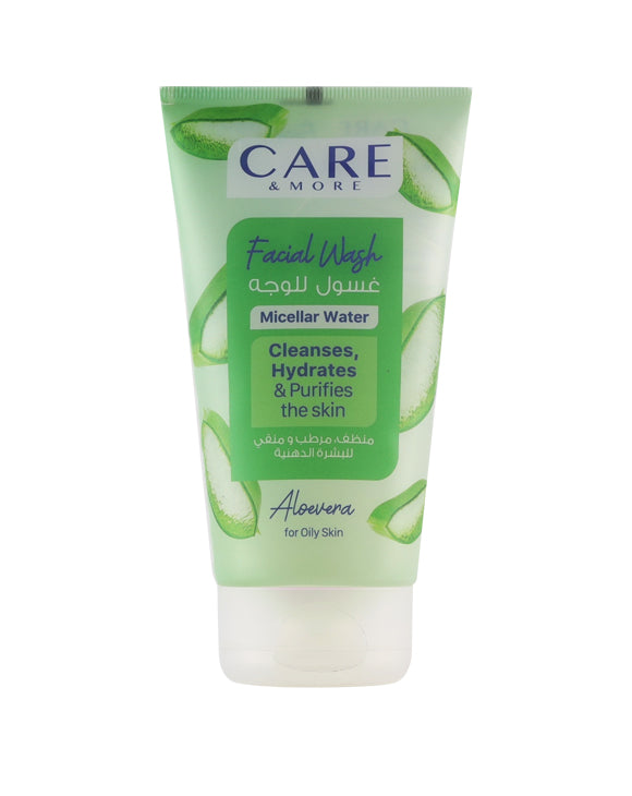 Care & More Facial Wash For oily Skin – Aloe vera – 150ml