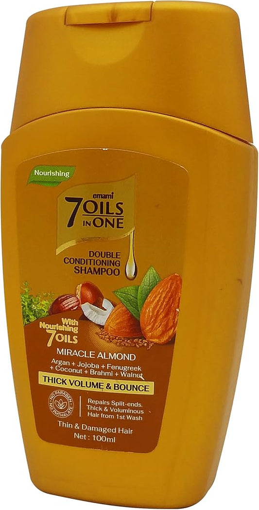 Emami 7 Oils Hair Shampoo With Almond 100ml