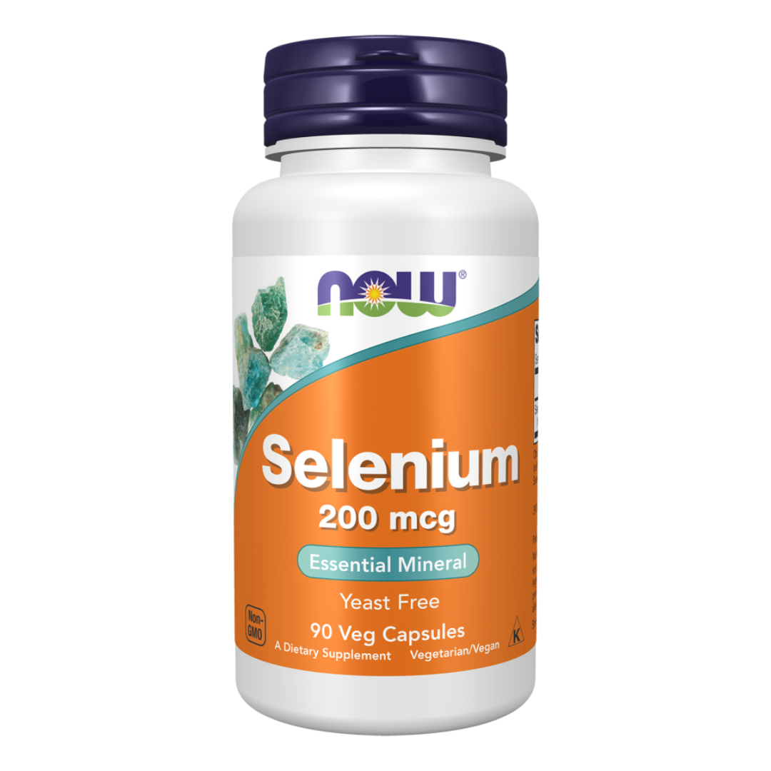 Now Selenium 200mcg 90 Veg Capsules