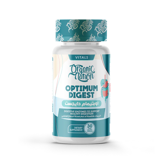 اورجانيك نيشن اوبتيمام دايجست 30 كبسولة - Organic Nation Optimum Digest 30Serv.-30 Capsules