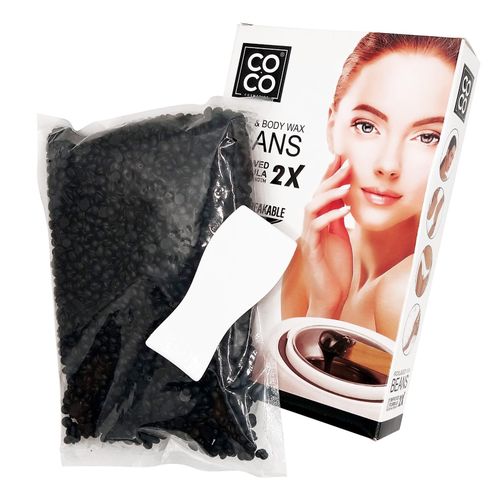 كوكو واكس شمع خرز كيس 500جم طين البحر الميت - Coco Wax Bead Wax Bag 500g - Dead Sea Mud
