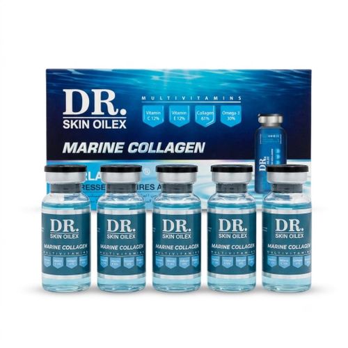 دكتور سكين اويليكس امبولات كولاجين مارين للهالات - Dr. Skin Oleo Marine Collagen Eye Contour Ampoules for Dark Circles