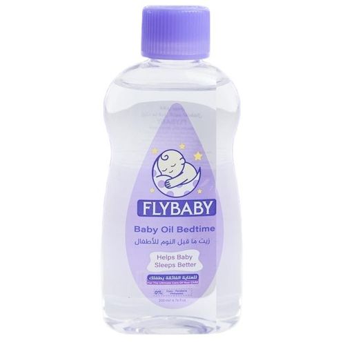 فلاى  بيبى زيت 200مل قبل النوم  موف  - Fly Baby Goodnight Relaxing Baby Oil 200ml - Purple