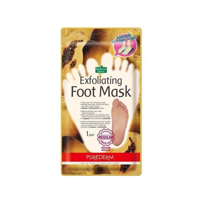 بيورديرم ماسك مشقر لكعب القدم - Purederm Exfoliating Foot Peel Mask
