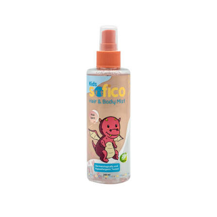 سوفيكو كيدز بادى ميست 200مل بينك سبيريت - Sofico Kids Hair & Body Mist Pink Spirit 200 ml