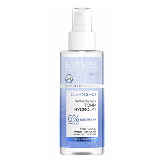 ايفي لاين تونر 150مل منظف وملطف للبشرة - Eveline Clean Shot Moisturizing toner-hydrolate