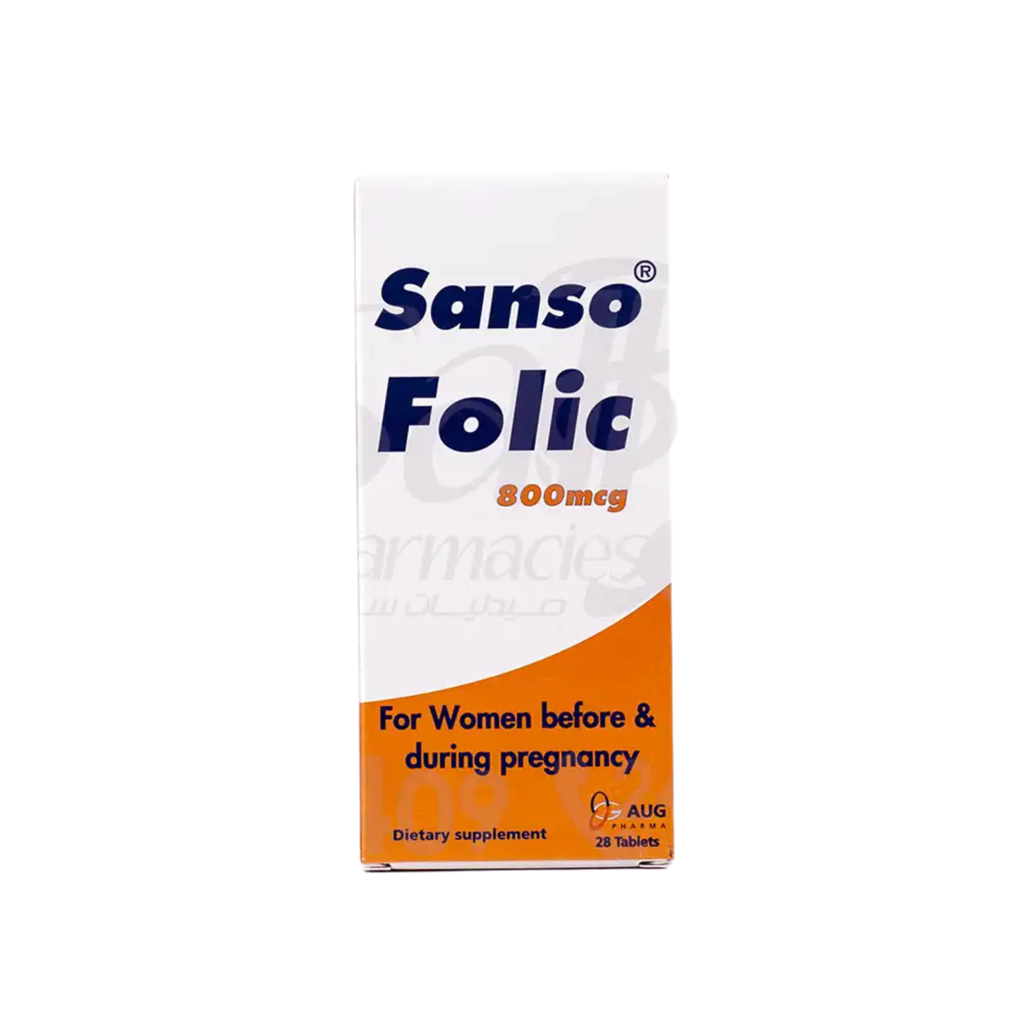 Sanso Folic 800 mcg 28 Tablets
