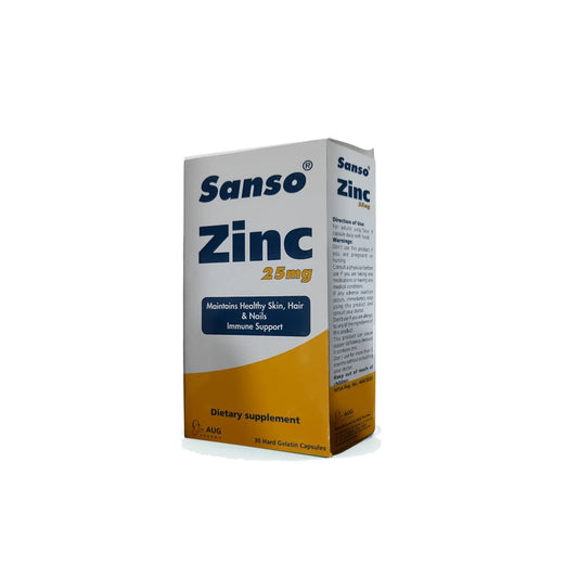 Sanso Zinc 25MG 30cap