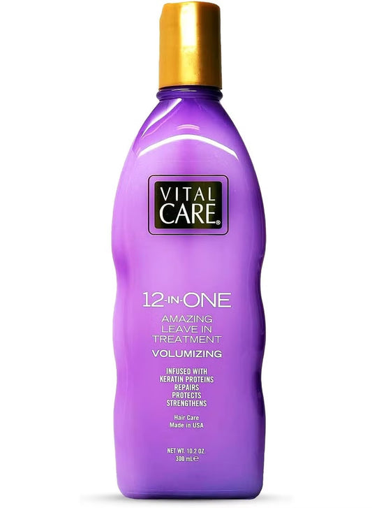 فيتال كير كريم ليف ان 300 مل فوليميزينج - Vital Care 12 In One Amazing Leave In Volumizing Treatment - 300 Ml