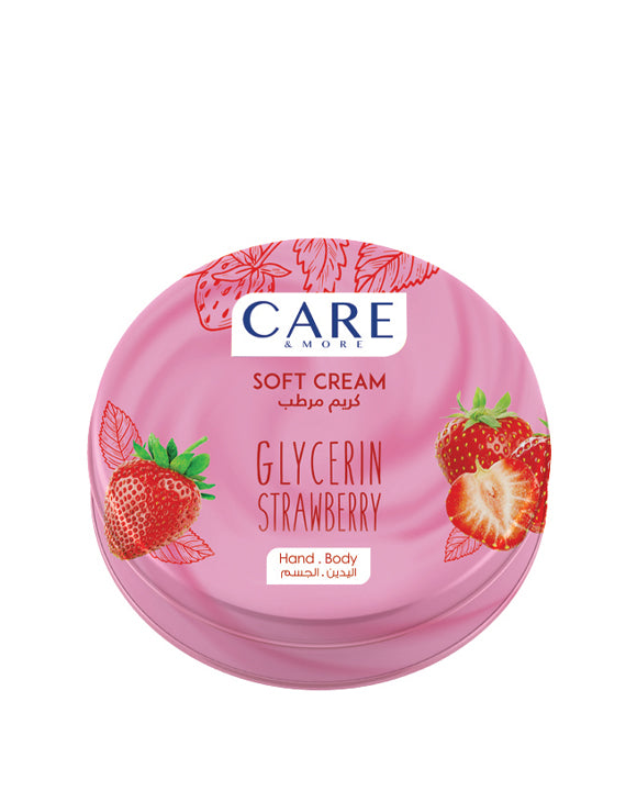 Care & More Soft Cream Glycerin – Strawberry – 75 ml