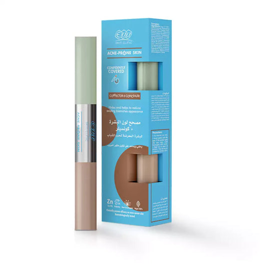 Eva Skin Clinic Acne-Prone Skin Corrector + Concealer 2 × 5ml