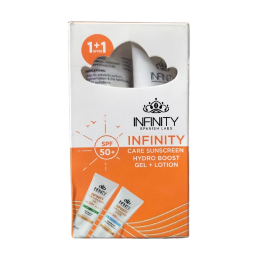 Infinity Hydro boost Gel SPF50+ & Sunscreen Lotion SPF50+ - Promopack