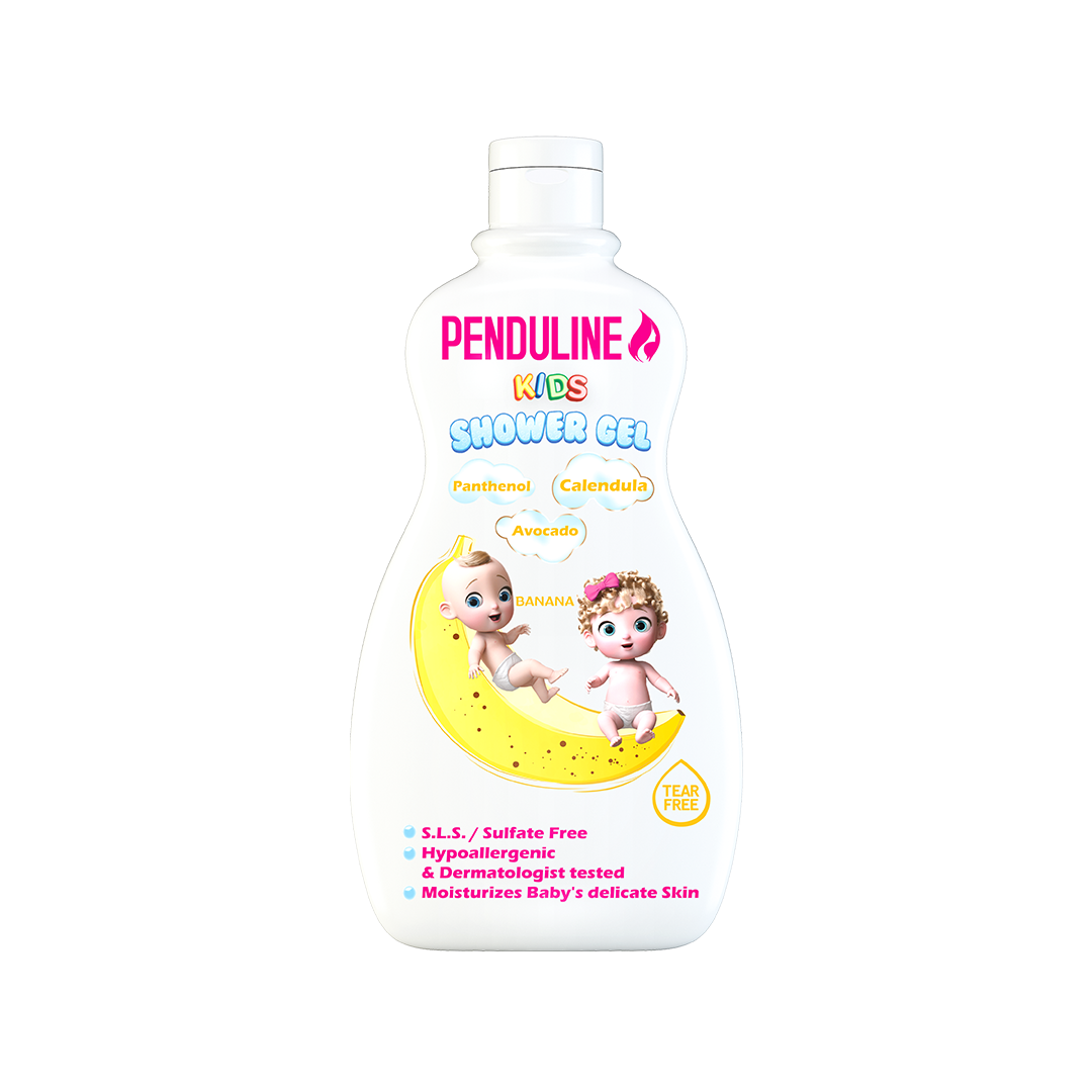 Penduline kids shower gel banana