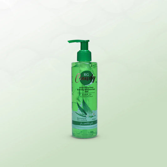 كاندي جيل الصبار 250مل للبشرة المختلطة والحساسة- RG Candy Aloe Vera Gel – For Sensitive & Combination Skin