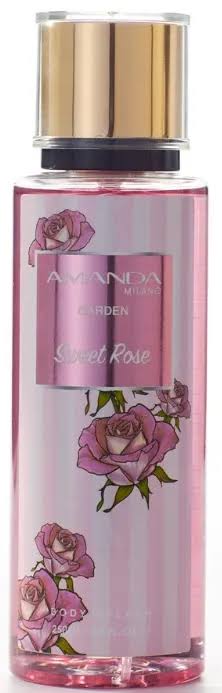 اماندا بادي سبلاش 250مل سبايسي سويت روز  - Amanda Body Splash 250 ml - Spicy Sweet Rose