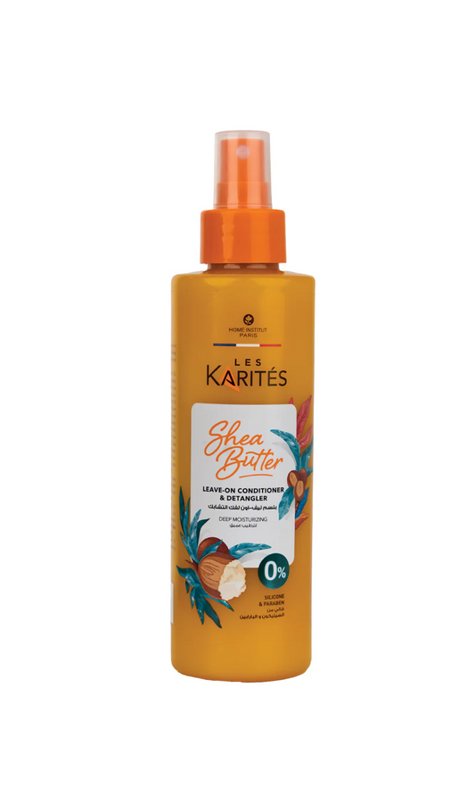 كاريتيه بلسم ليف ان سبراي 250مل لفك التشابك - Les Karités Shea Butter Leave-On Conditioner & Detangler Deep Moisturizing