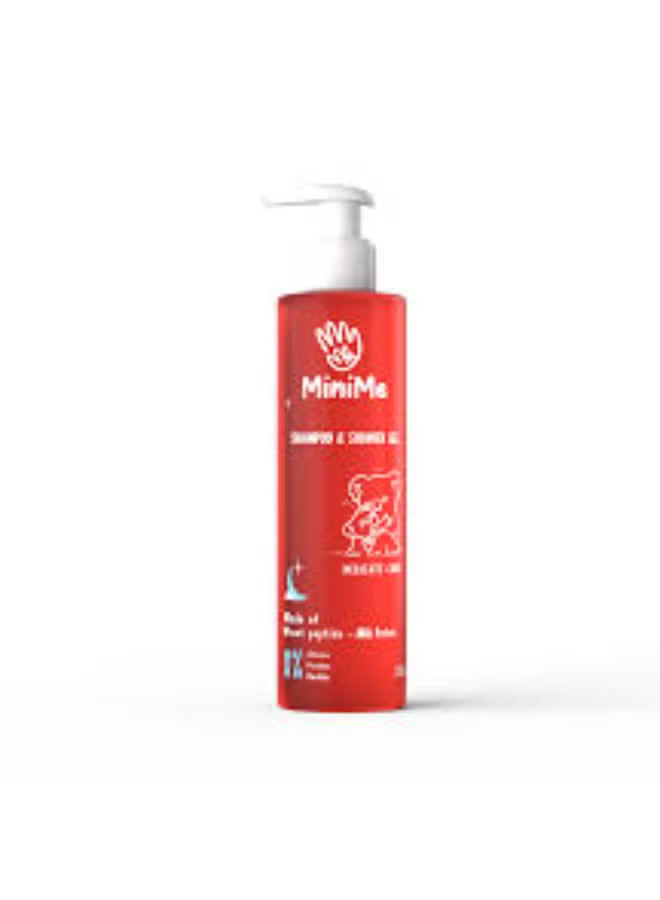 ميني مي شامبو وشاور جيل اطفال 250مل - MINIME SHAMPOO&SHOWER GEL DELICATE CARE 250ML.