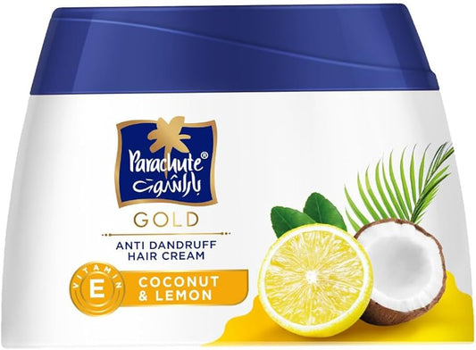 باراشوت كريم جولد 140مل ليمون اصفر قشرة - Parachute Gold Hair Cream (140ml) - Anti-Dandruff with Lemon