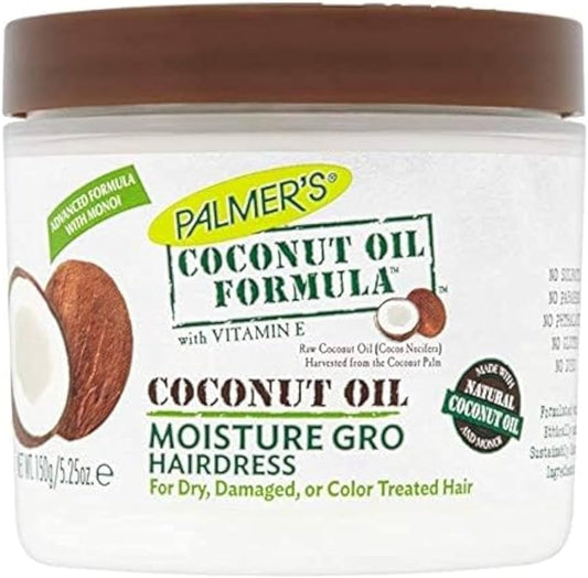 بالمرز كريم برطمان 150جم جوز هند - Palmer's Coconut Oil Formula Conditioning Hair Food / Hair Dress in Jar 150g