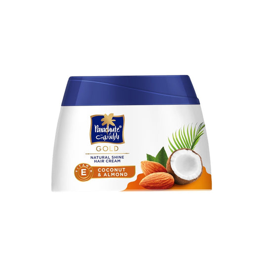 باراشوت كريم 140مل برتقالي لمعان جوز هند ولوز - Parachute Gold Hair Cream (140ml) - Shine with Coconut & Almond