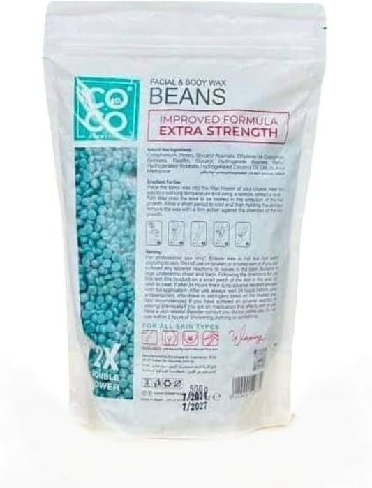 كوكو واكس شمع خرز كيس 500جم لافندر - Coco Wax Bead Wax Bag 500g - Lavender