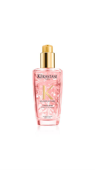 كريستاس الكسيرسيرم 100مل روز- Kérastase Elixir Ultime L'Huile Rose Radiance-Enhancing Hair Oil 100ml