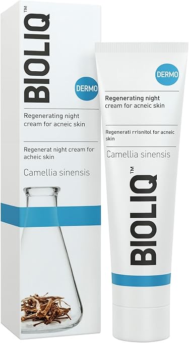 بايوليك ديرمو كريم ليلي للبشرة 50مل - BIOLIQ Dermo Regenerating Night Cream For Acne prone Skin - 50 ml