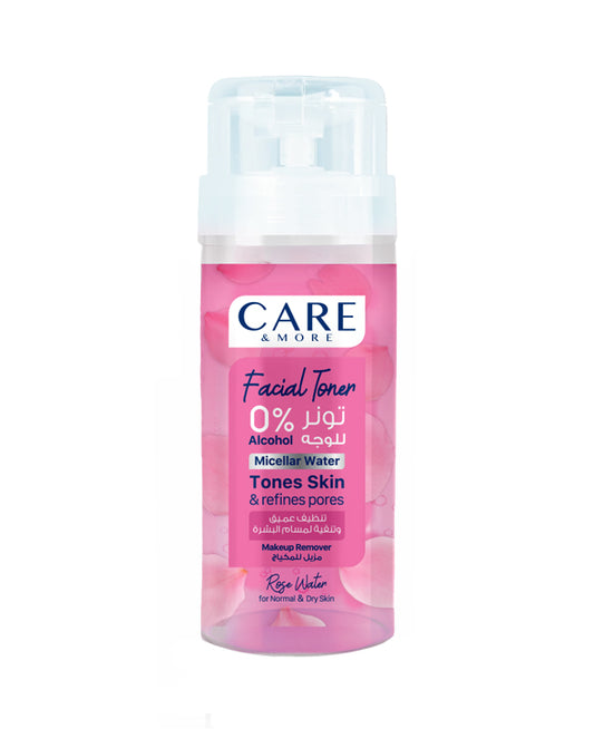 Care & More Facial Toner For Dry & Normal Skin – Rose Water – 150ml