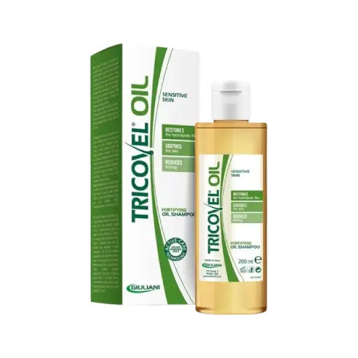 تريكوفيل شامبو اويل 200مل فورتيفينج  - Tricovel Fortifying Oily Shampoo 200ml