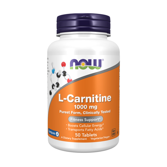 Now L-Carnitine 1000mg 50 Tablets