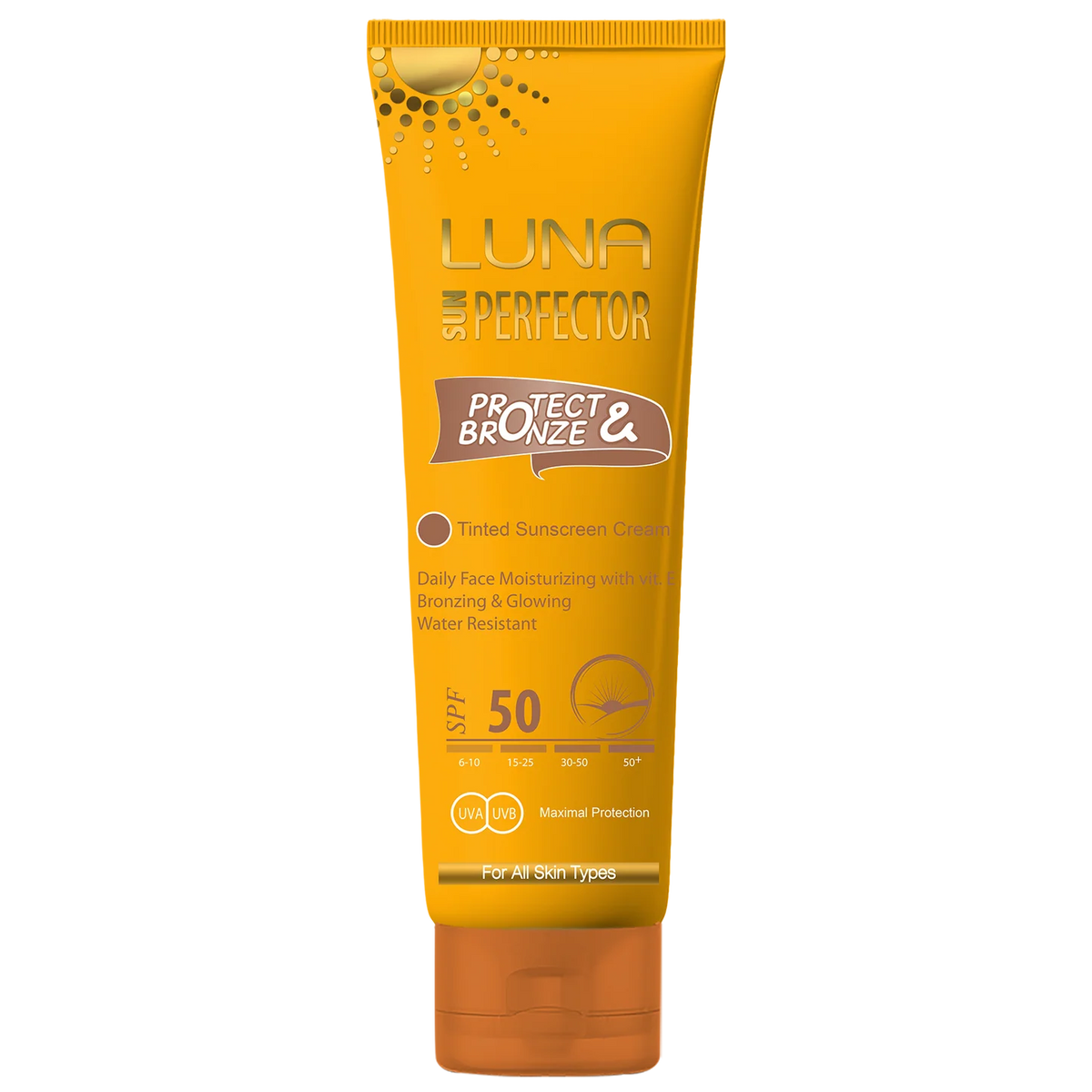 لونا صن بروفكتور 75مل حمايه 50 تنتيد - Luna Tinted Sun Protector Cream 75 ml - SPF 50