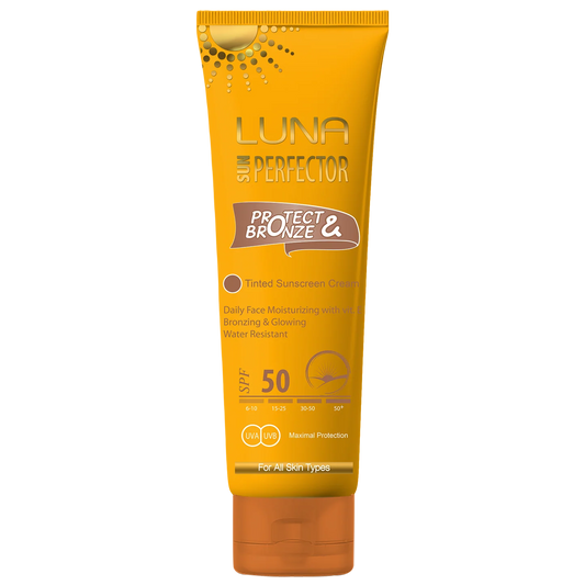 لونا صن بروفكتور 75مل حمايه 50 تنتيد - Luna Tinted Sun Protector Cream 75 ml - SPF 50