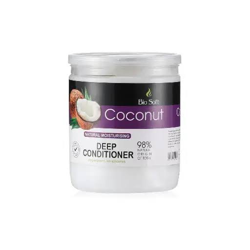 بيو سوفت ديب كونديشنر برطمان جوز هند /جاف 500مل -Bio Soft Deep Conditioner Jar (Coconut / For Dry Hair) 500 ml
