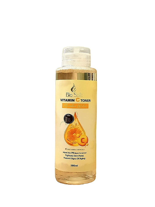 بيو سوفت ماء ميسلار 380مل فيتامين سي - Bio Soft Micellar Water 380 ml - Vitamin C