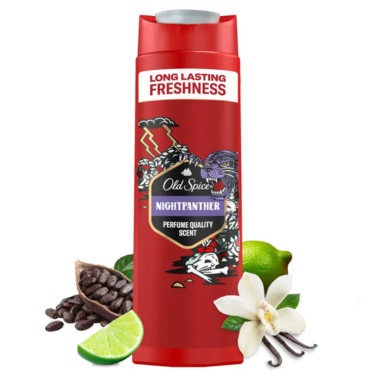اولد سبايس شاور400مل نايت بانثر - Old Spice Shower Gel Night Panther 400ml