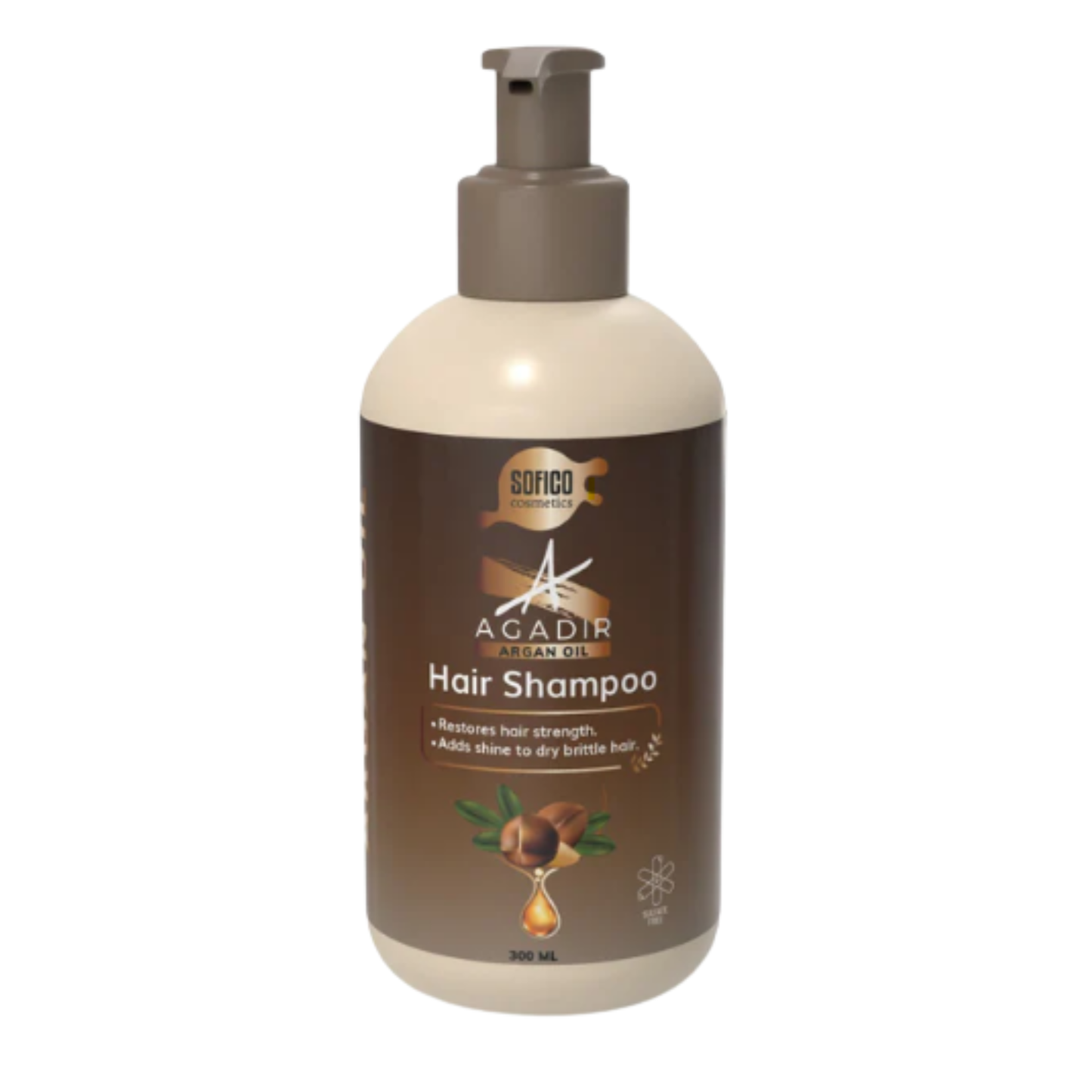 سوفيكو اغادير شامبو 300مل ارجان - Sofico Agadir Argan Oil Hair Shampoo 300 ml