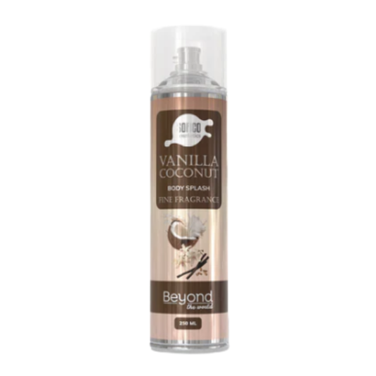 سوفيكو بيوند بادى سبلاش 250مل فانيليا - Sofico Beyond body splash (Vanilla Coconut) 250 ml