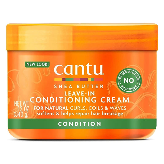 كانتو كريم  ليف ان 340مل بالشيا باتر - Cantu Shea Butter Leave-In Conditioning Cream 340ml