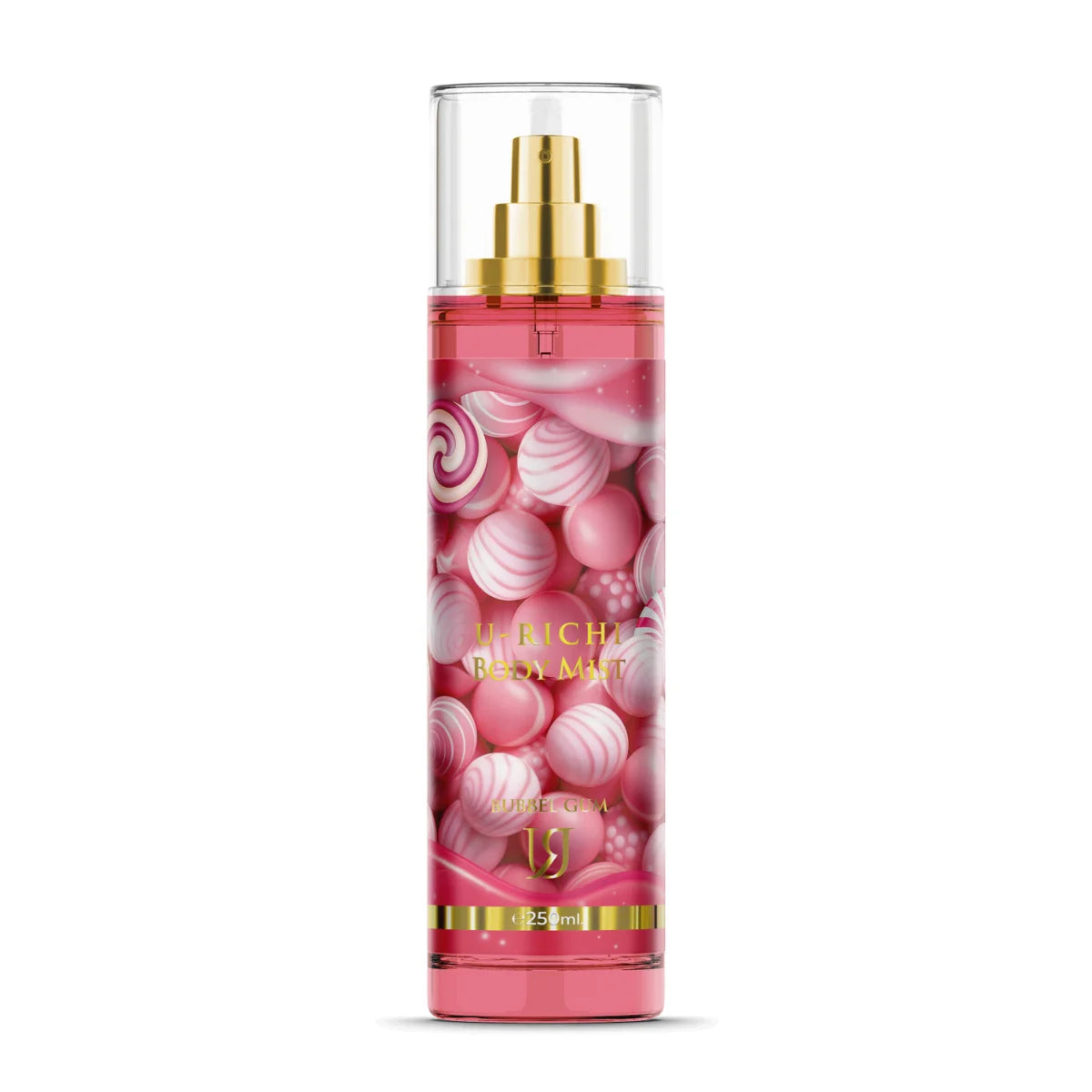 يوريتشي بادي ميست بابل جم 250مل - U-Richi BODY MIST BUBBLE GUM