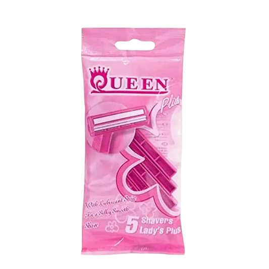 كوين ماكينة حلاقة حريمي كيس 5ق - Queen By Lord Razors Packet (5pcs)