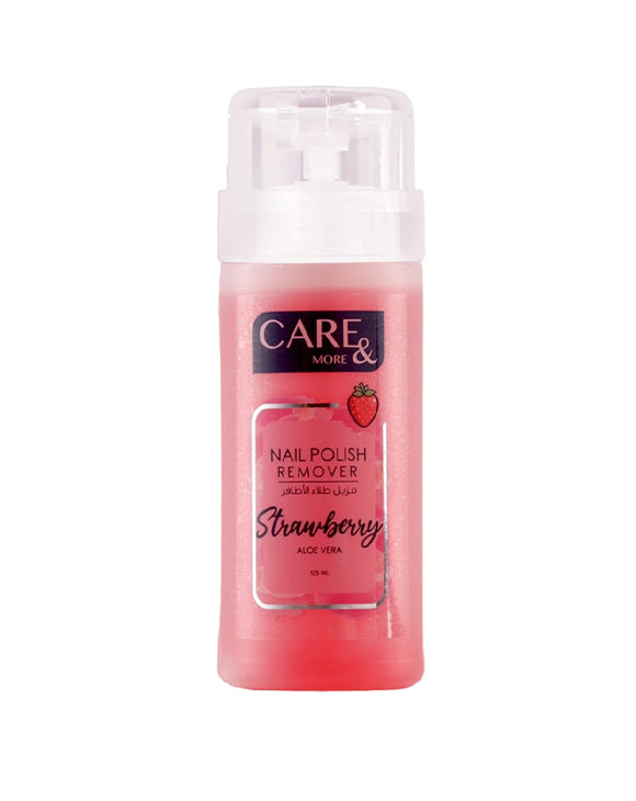 Care & More Nail Polish Remover – Strawberry -125ml