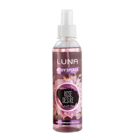 لونا بادي سبلاش 250مل روز ديزاير  - Luna Body Splash 250 ml - Rose Desire