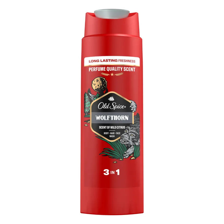 اولد سبايس شاور400مل وولف ثرن - Old Spice Shower Gel 400ml Wolf Thorn