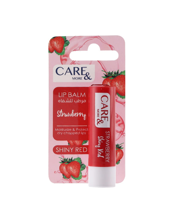 Care & More Lip Balm – Strawberry – 4gm
