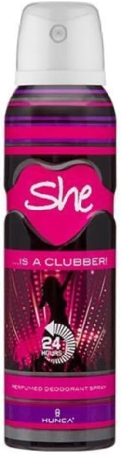 شي سبراي حريمي 150مل كلابر  - She Body Spray for Women 150 ml - Clubber